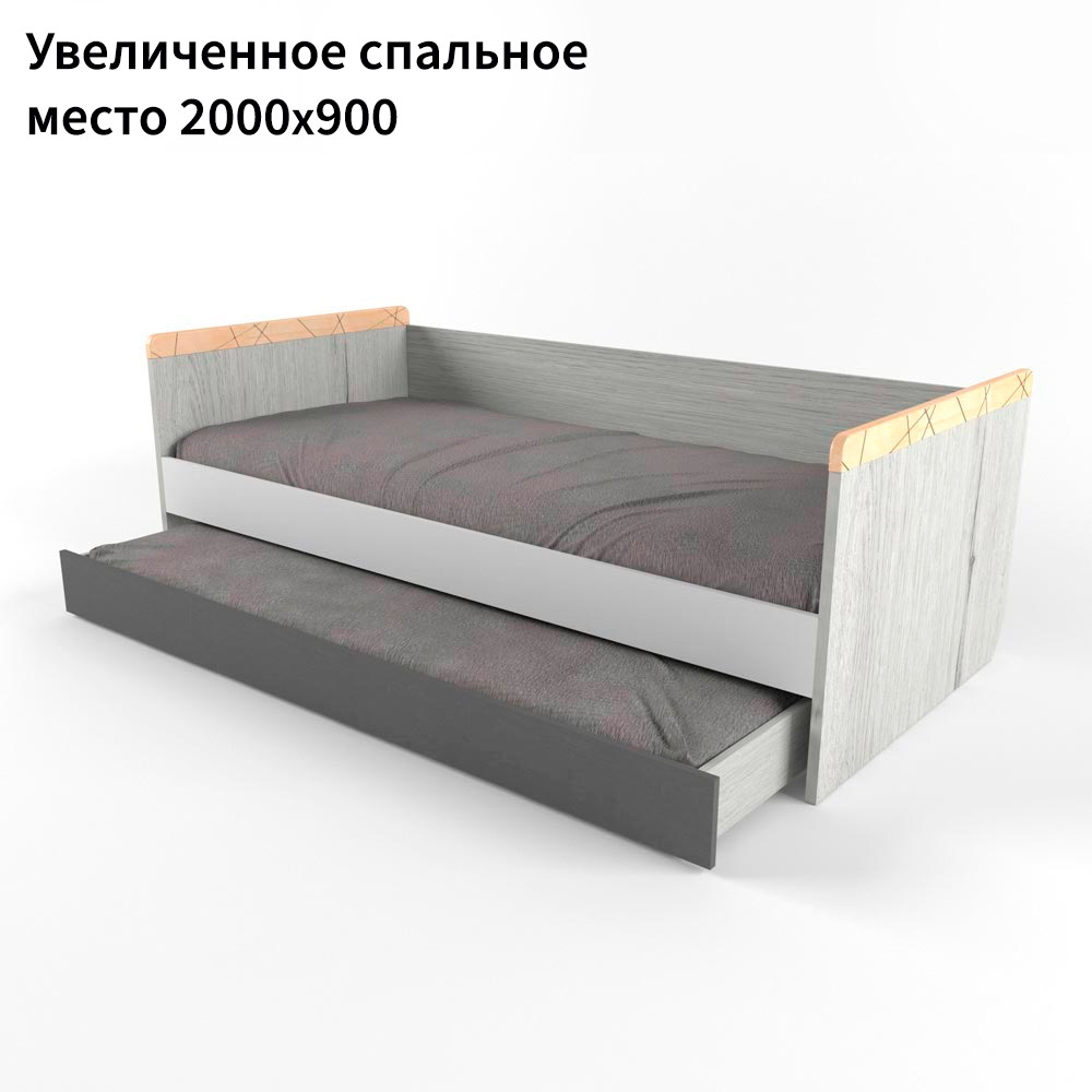 Кровать большая с доп. спальным местом