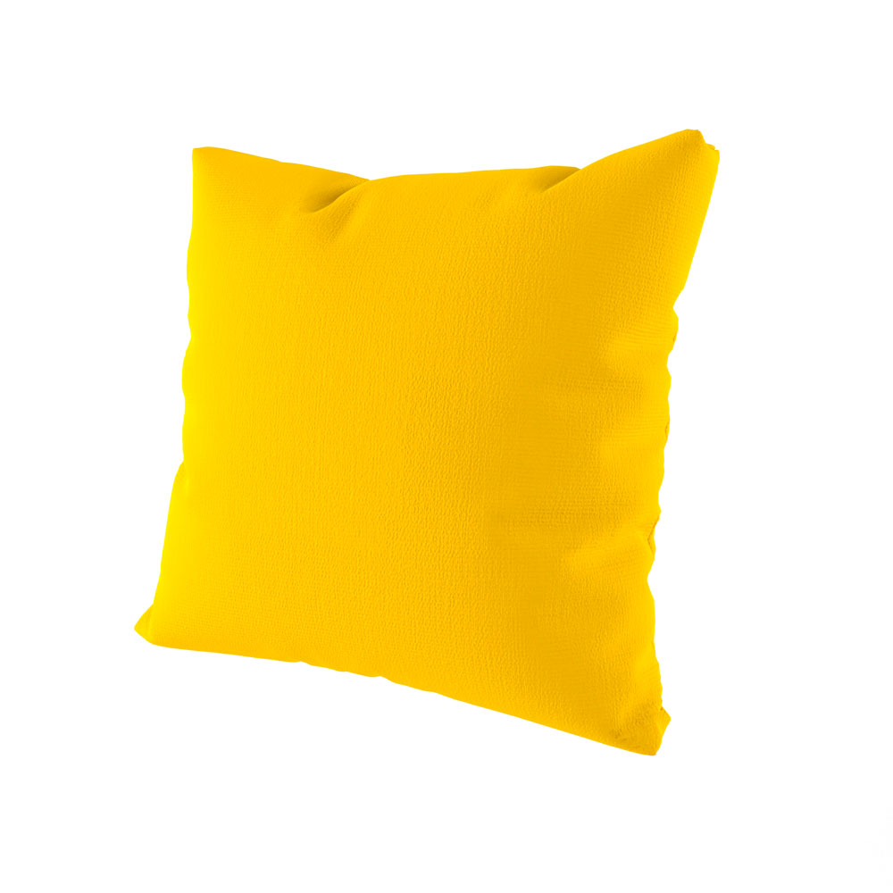 Декоративная подушка желтая