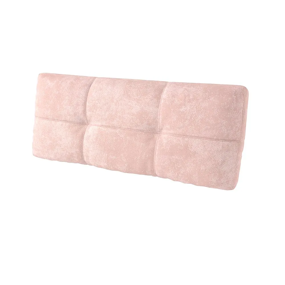 Подушка диванная микровелюр Moon розовый