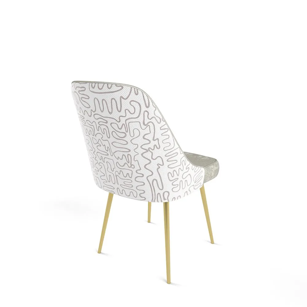 Стул «Афродита» Орегано+Инкас / Золотые ножки 1