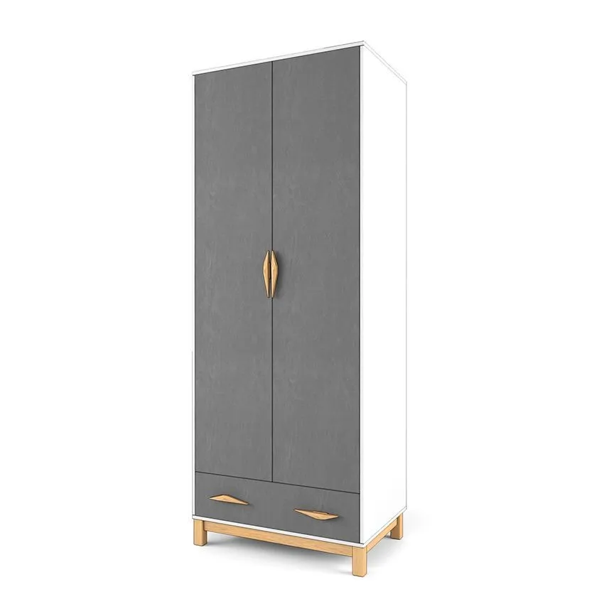 Шкаф 2+2 лайт Серый