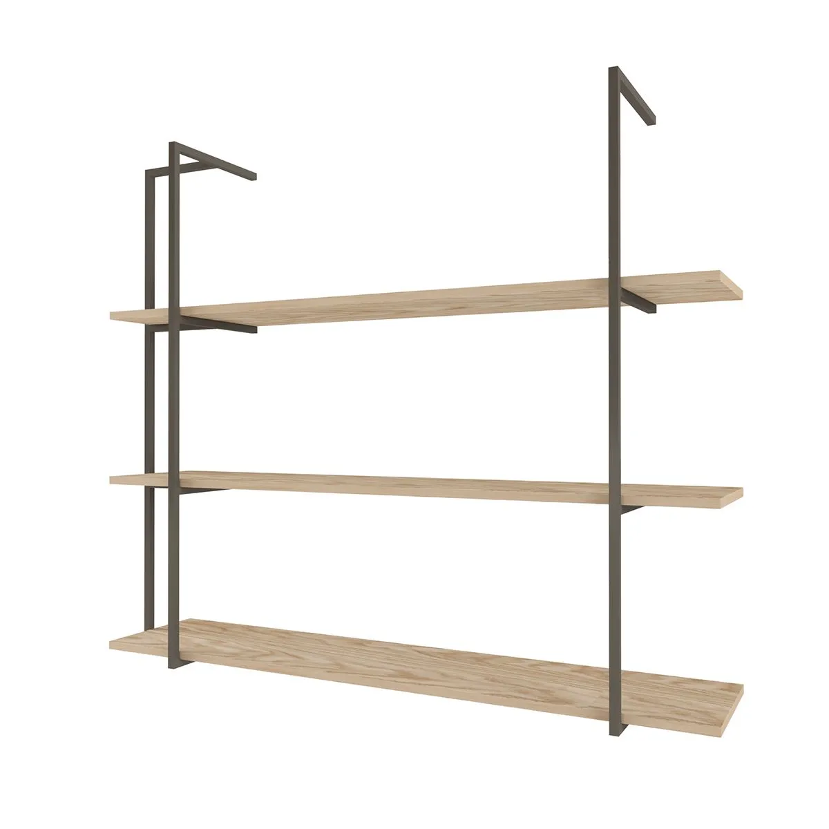 Полка 3 яруса Тури Графит