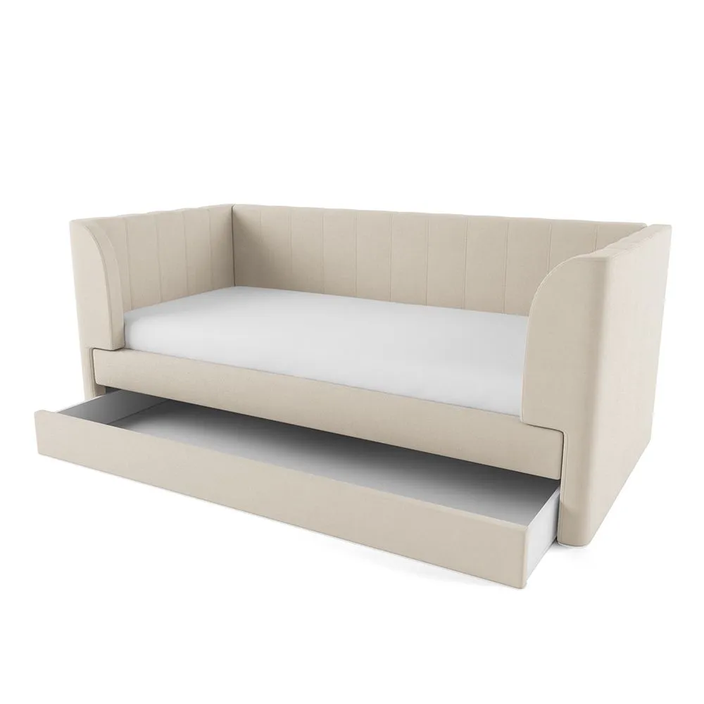 Кровать Мягкая Мия Бежевая 2