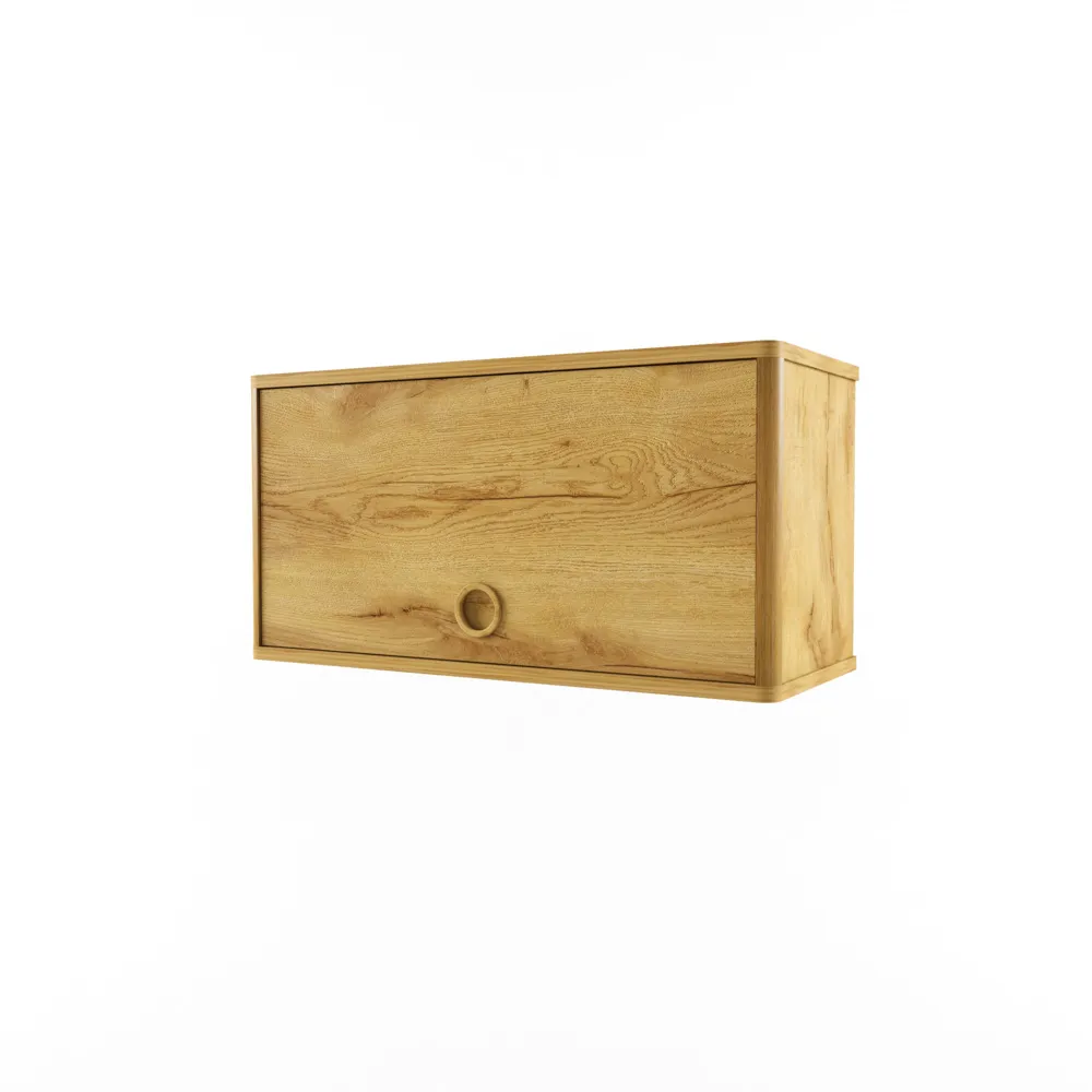 Полка закрытая дуб золотистый «Тэль»