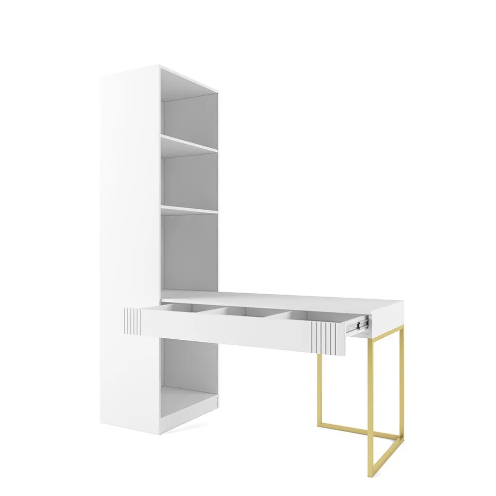 Домашний офис «Традиционный Мишель Белый» 4