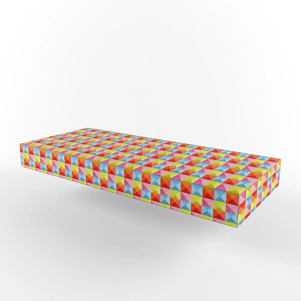 Наматрасник на резинке ромбы