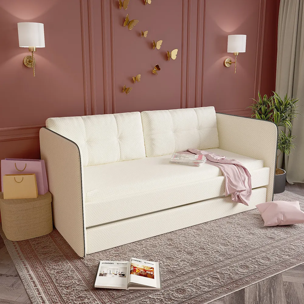 Комплект «Айрис» велюр CITUS белый 