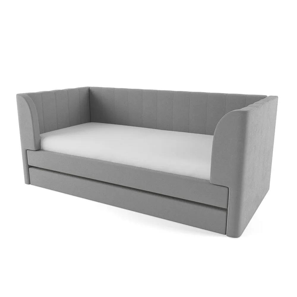 Кровать Мягкая Мия серая