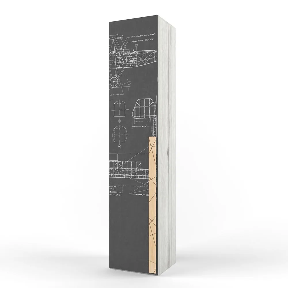 Пенал петли слева печать «Авиатор»