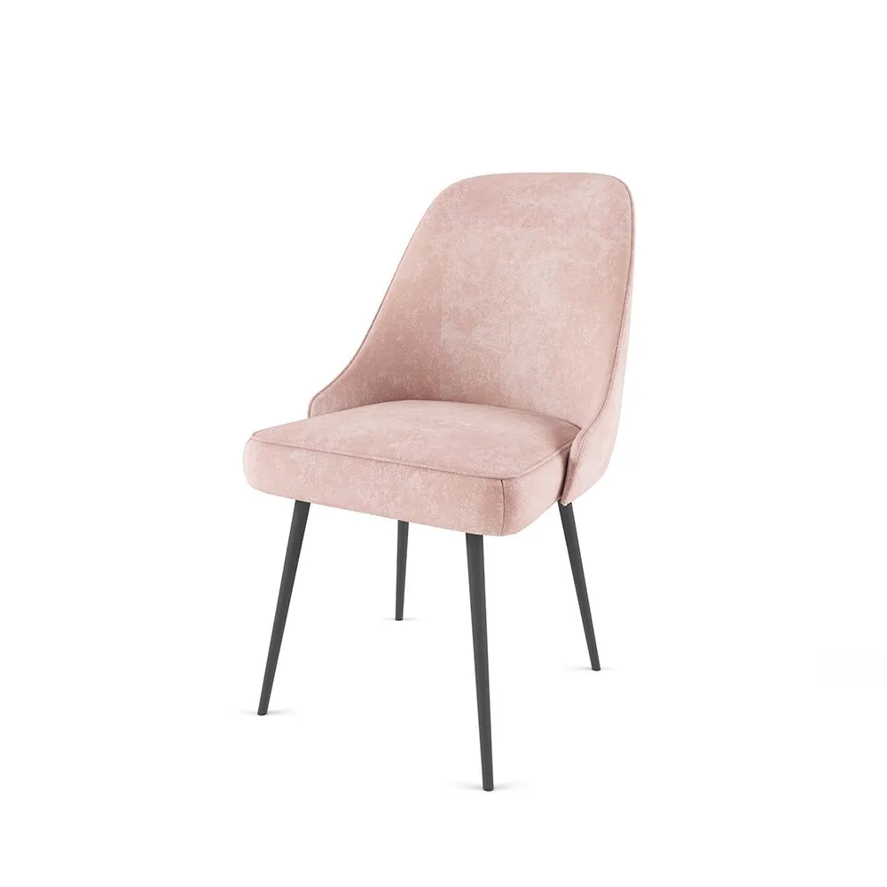 Стул «Афродита» Moon Розовый / Серые ножки 1