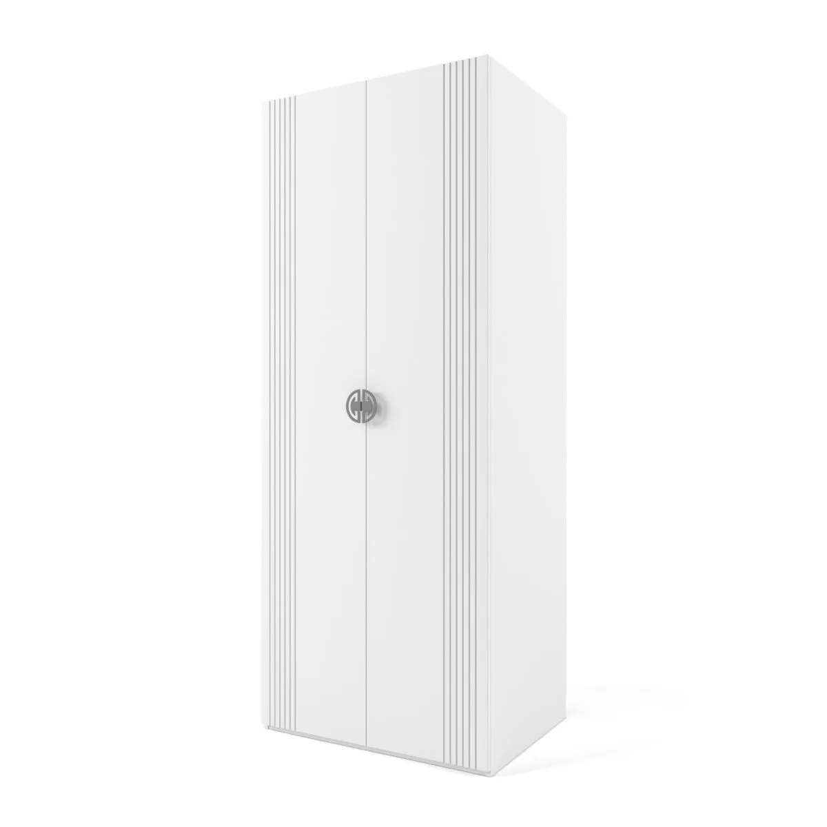 Шкаф Мишель Белый Графит 1