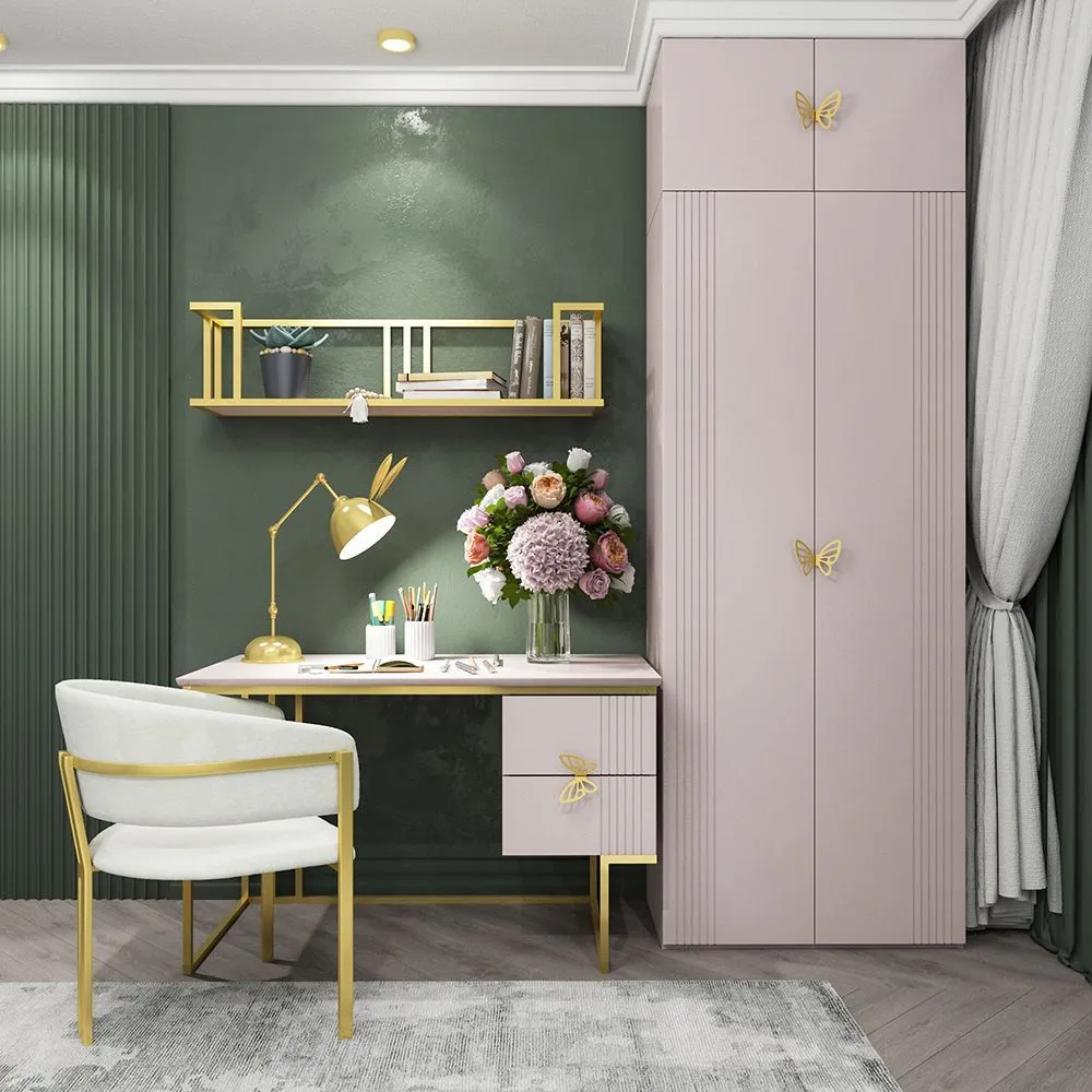Письменный стол со шкафом «Мишель» для девочки
