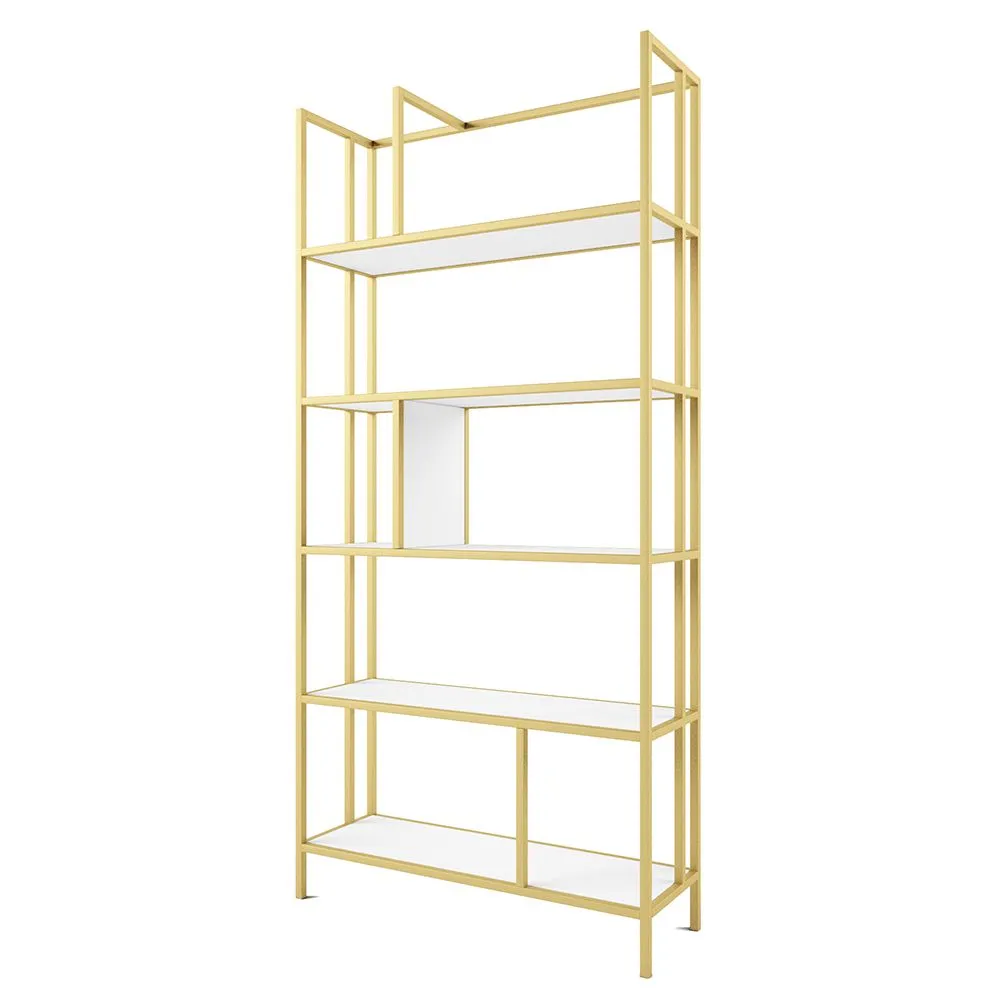 Стеллаж-перегородка Мишель Белый