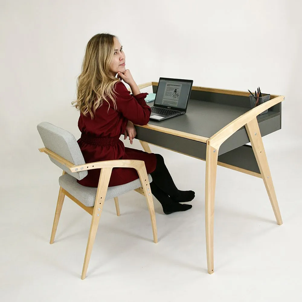 Стол «Бруно» темно-серый 12