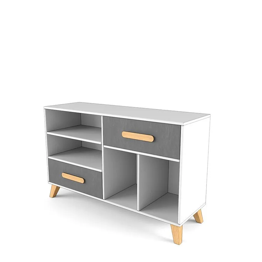 Тумба-комод «2+2 Лайт» серый 1