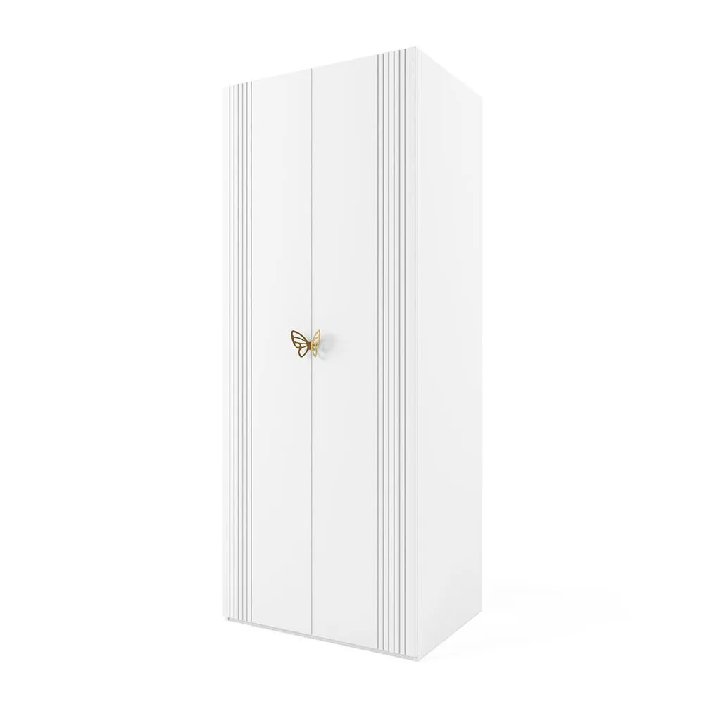 Шкаф платяной Мишель Белый Золото