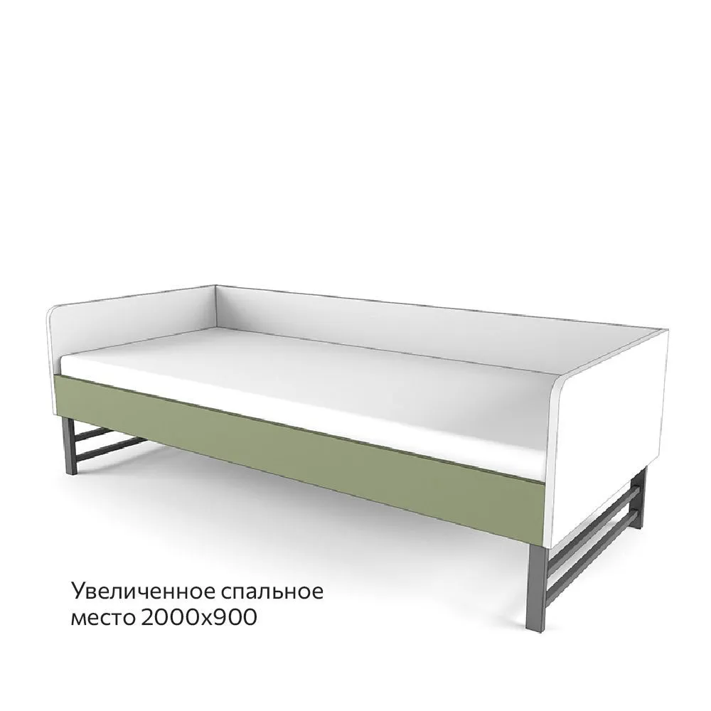 Кровать большая «2+2» олива
