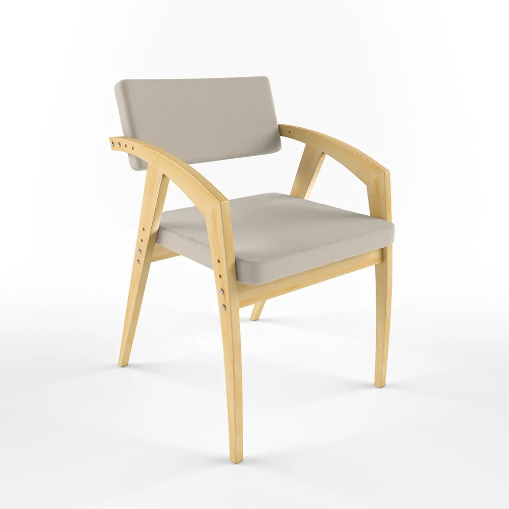 Стул регулируемый «Бруно» микровелюр беж