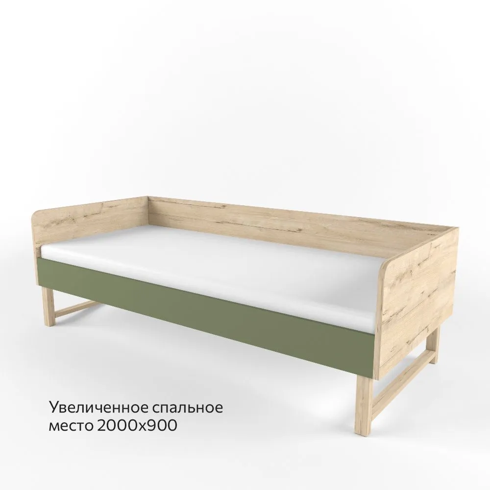 Кровать олива квадрат