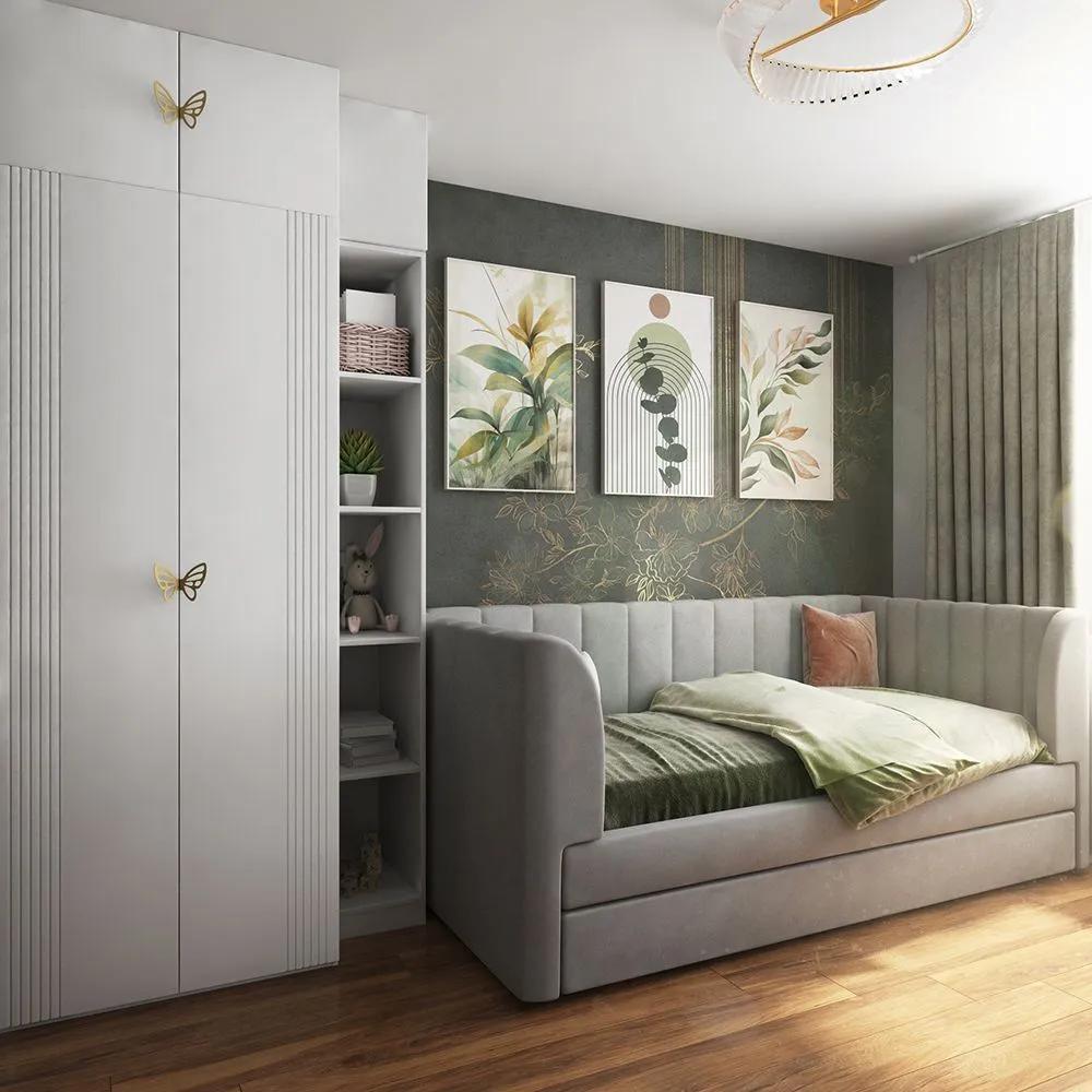 Стеллаж 40 Мишель Белый 3