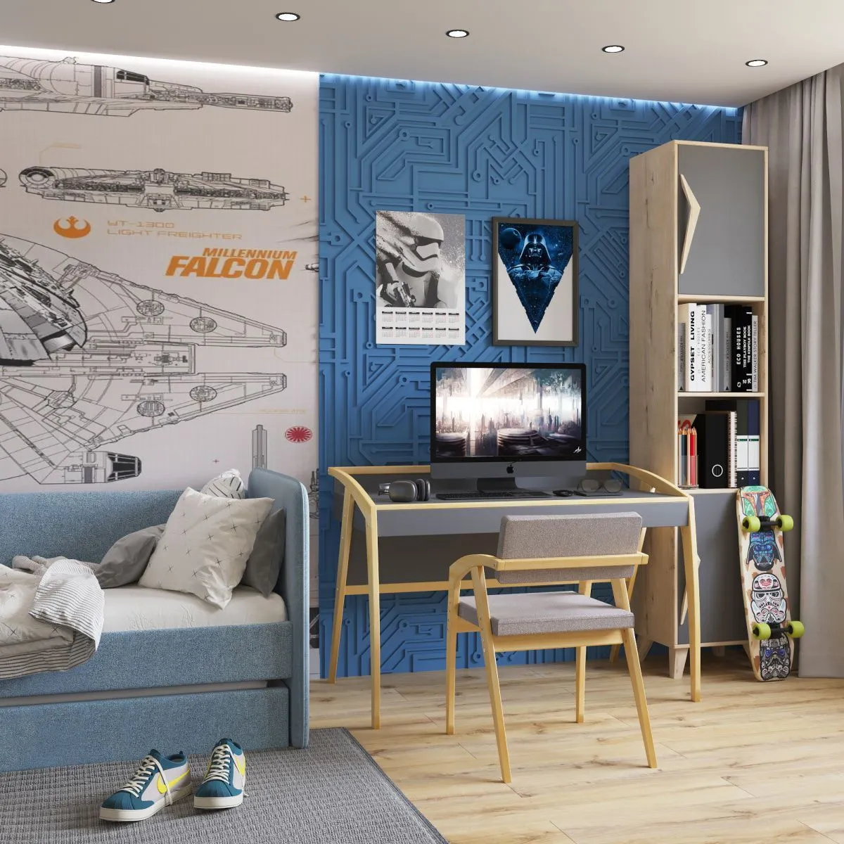 Стол «Бруно» темно-серый 10