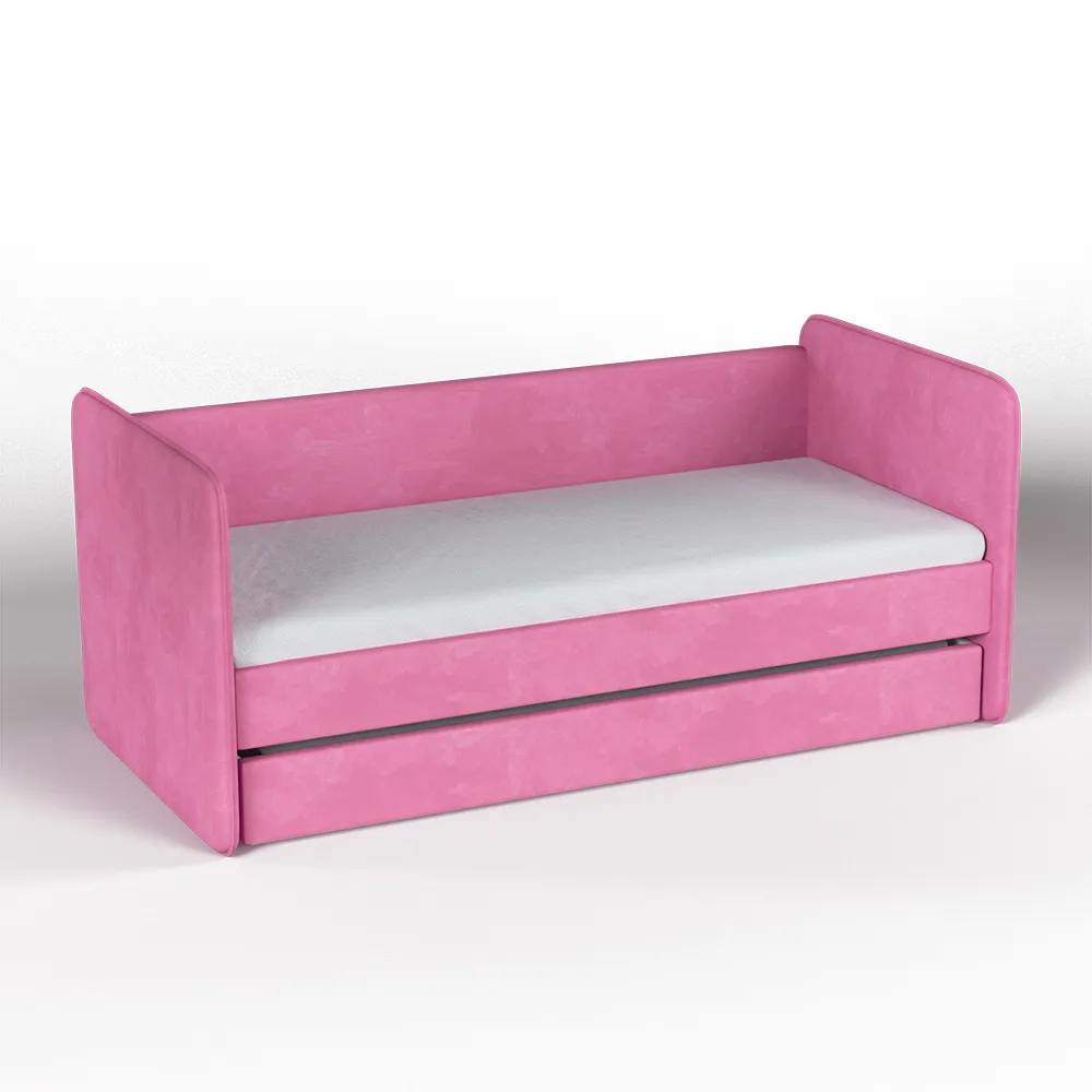 Кровать мягкая «Айрис» Барби микровелюр