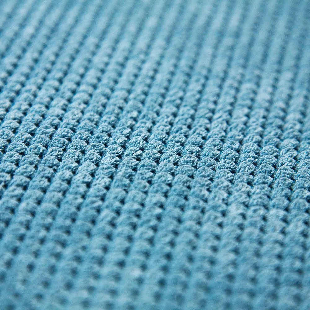 Наматрасник + подушки Микровелюр Бежевый + Citus Голубой 2