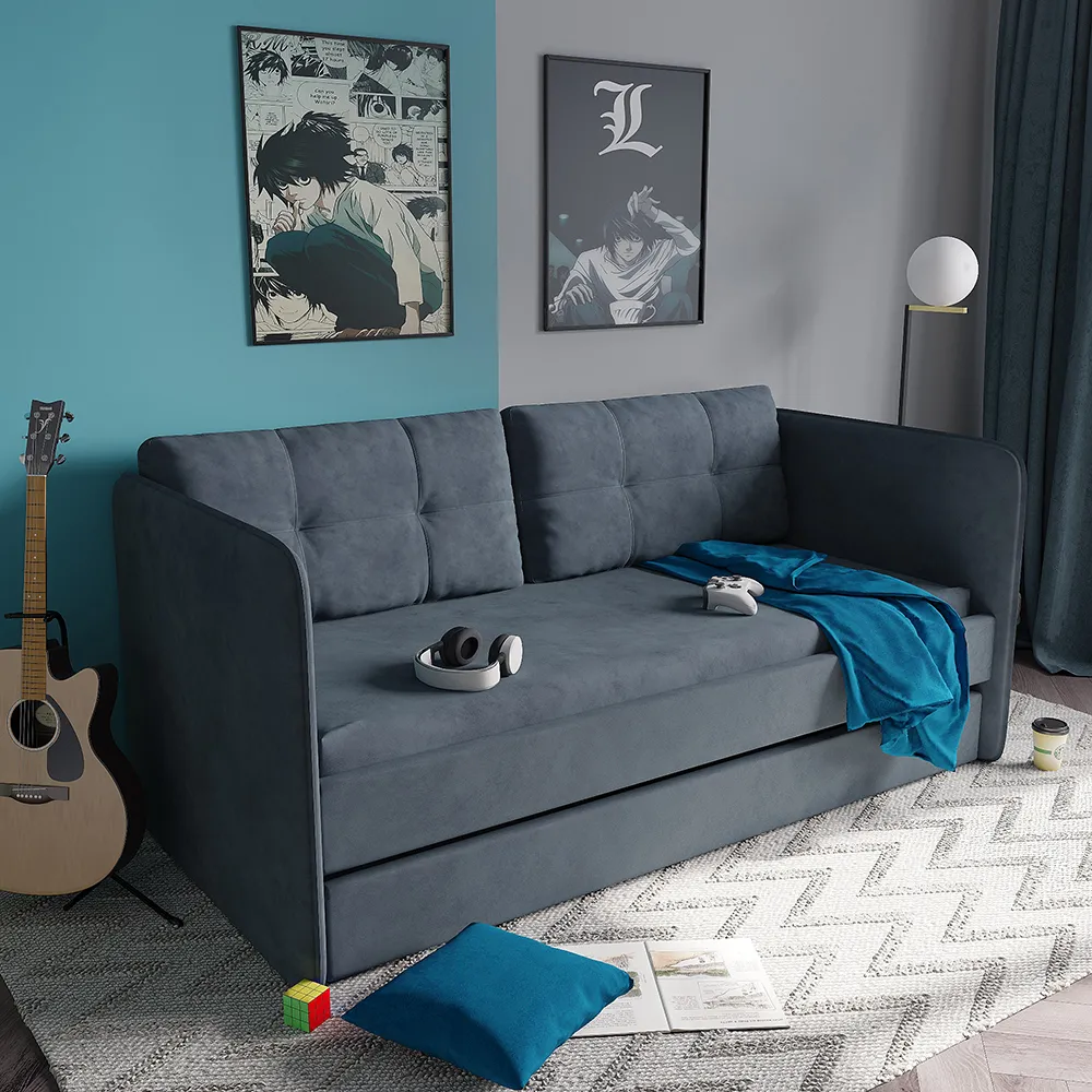 Комплект «Айрис» микровелюр Серый