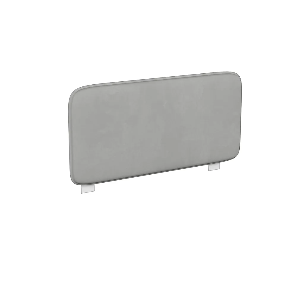 Бортик «Айрис» Микровелюр Серый