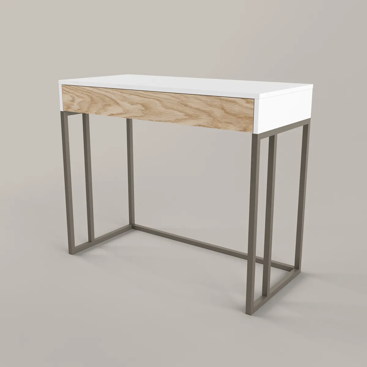 Столик туалетный Тури Белый Графит