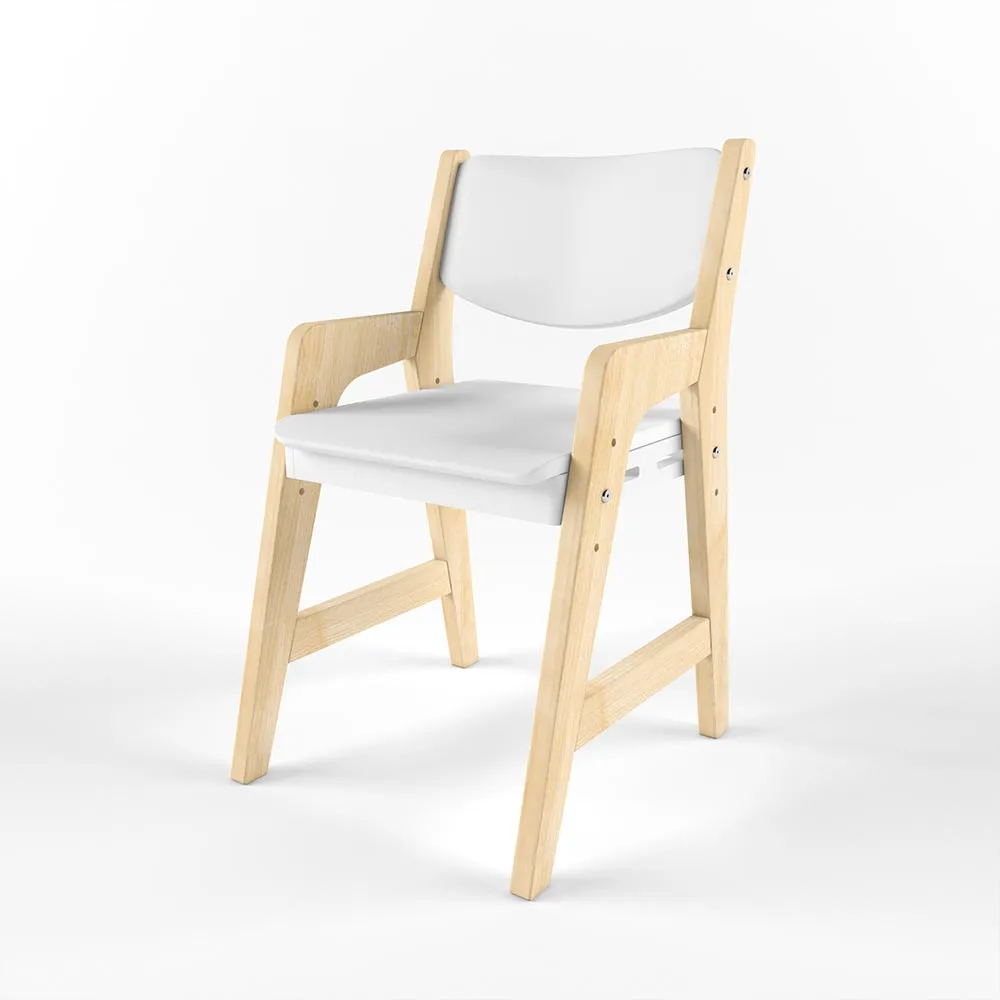 Стул растущий «Kids» комбо белый