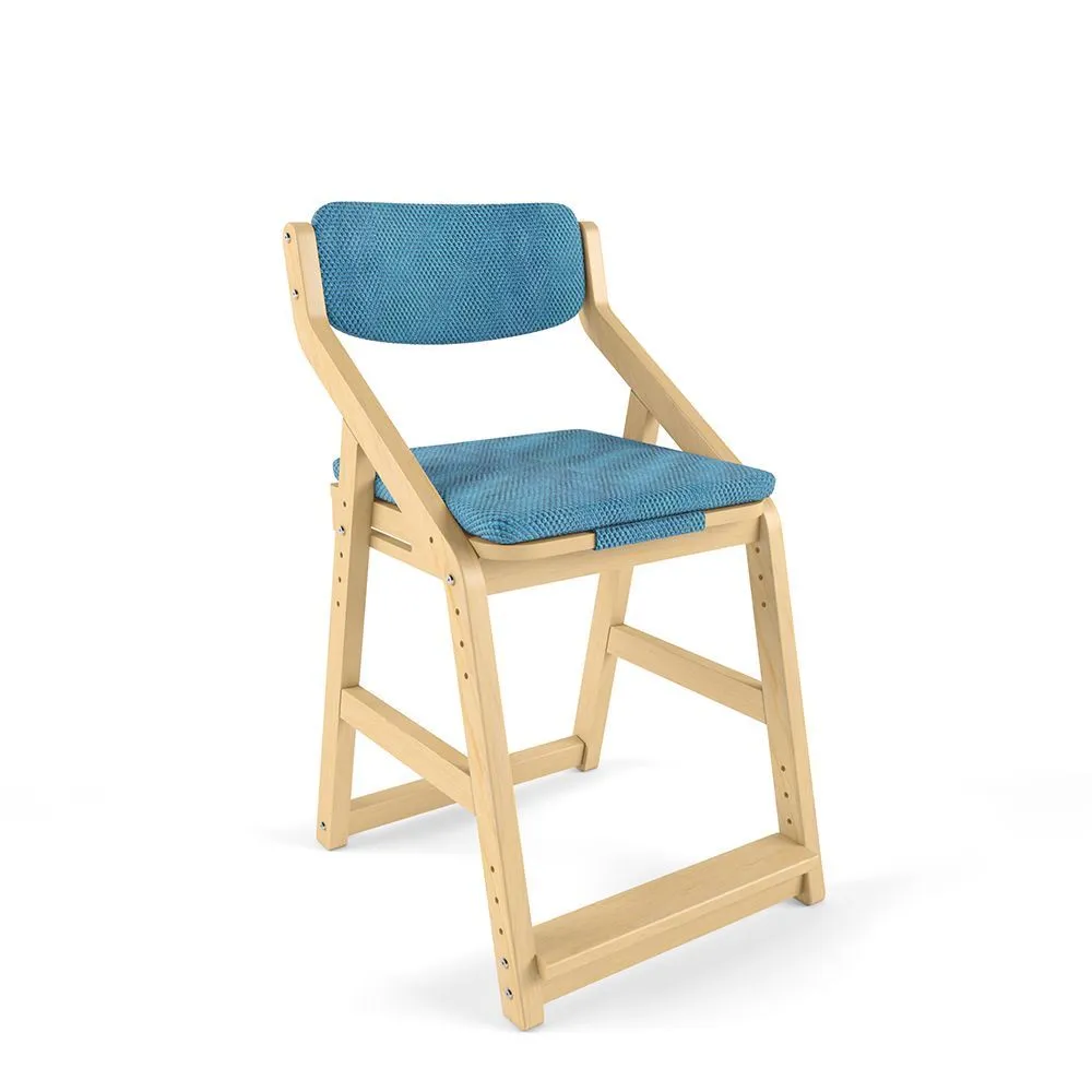 Чехол для стула Робин WOOD велюр CITUS голубой