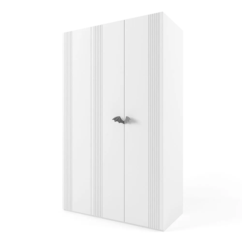 Шкаф 3х створчатый Мишель Белый Графит 1