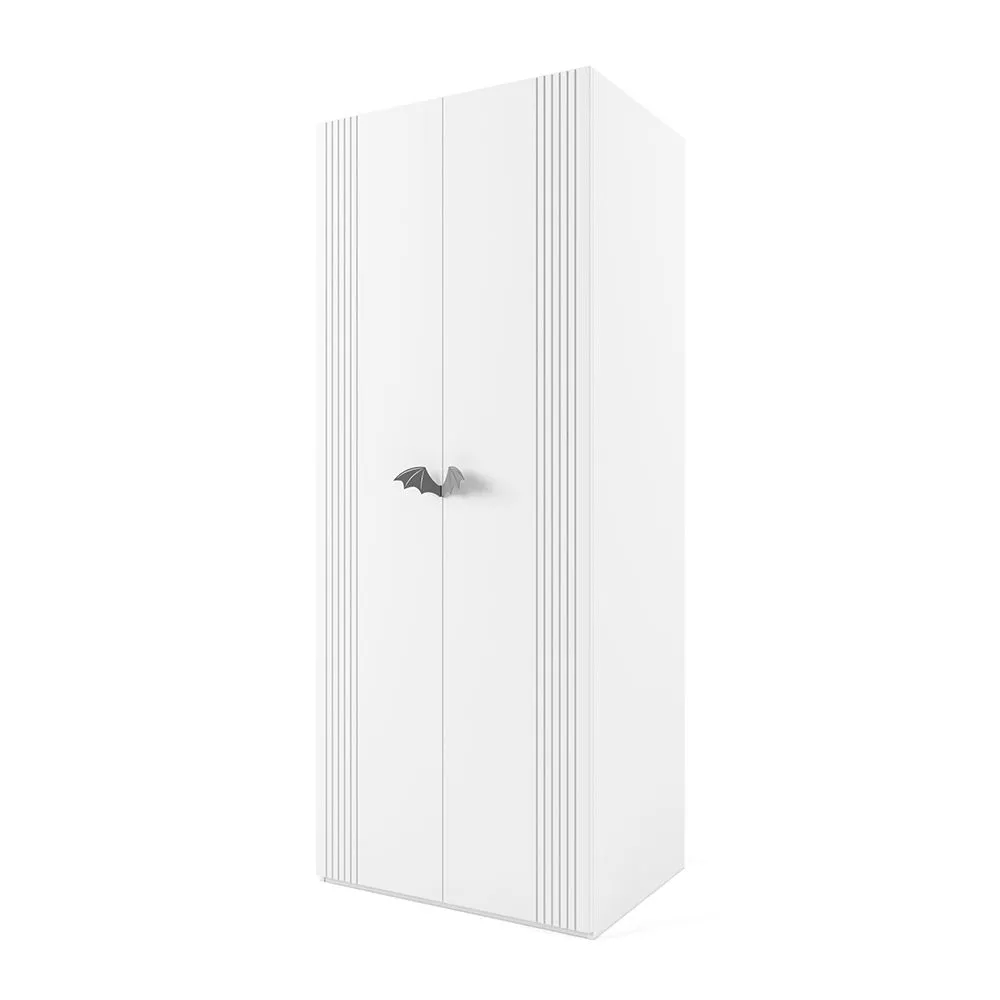 Шкаф Мишель Белый Графит 1