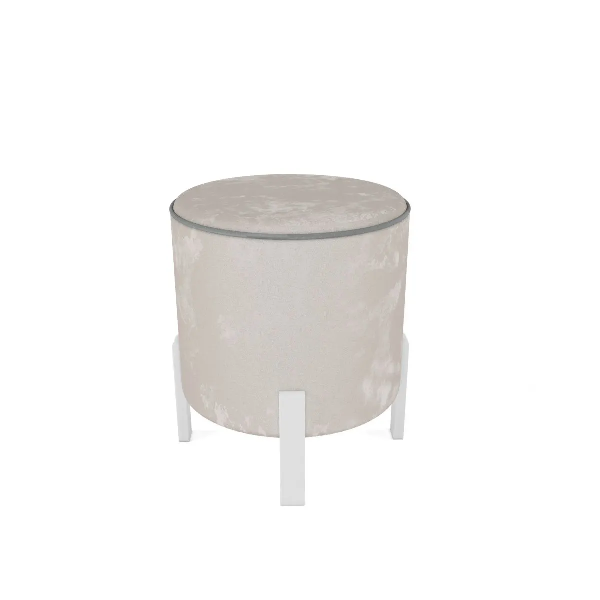 Пуф Латте, ножки белые