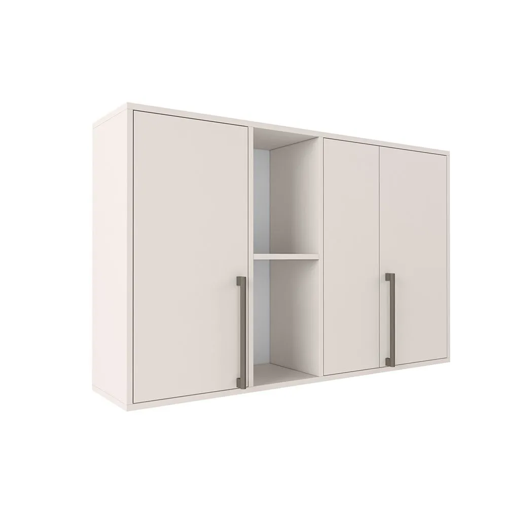 Полка закрытая Тури Тефия графит 1