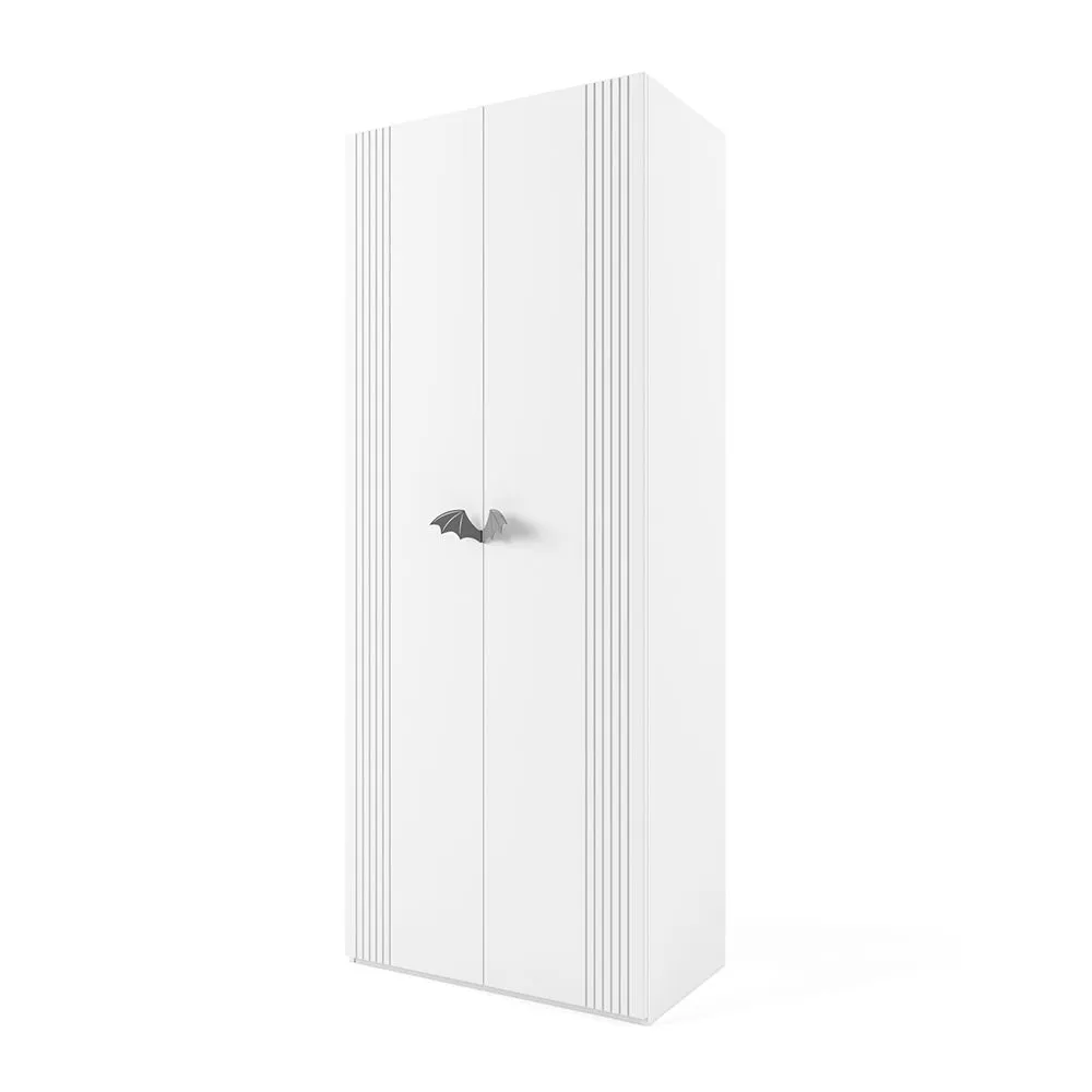 Шкаф для книг Мишель Белый Серый