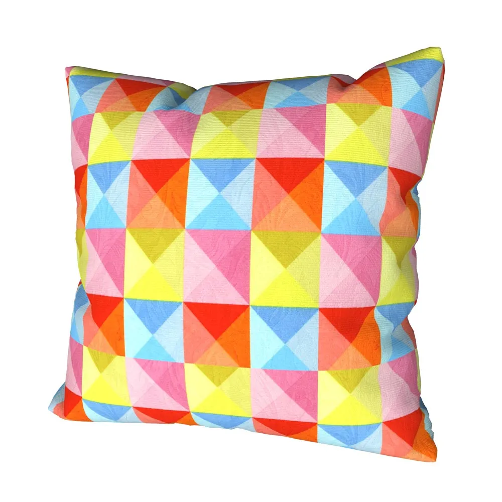 Декоративная подушка ромбы