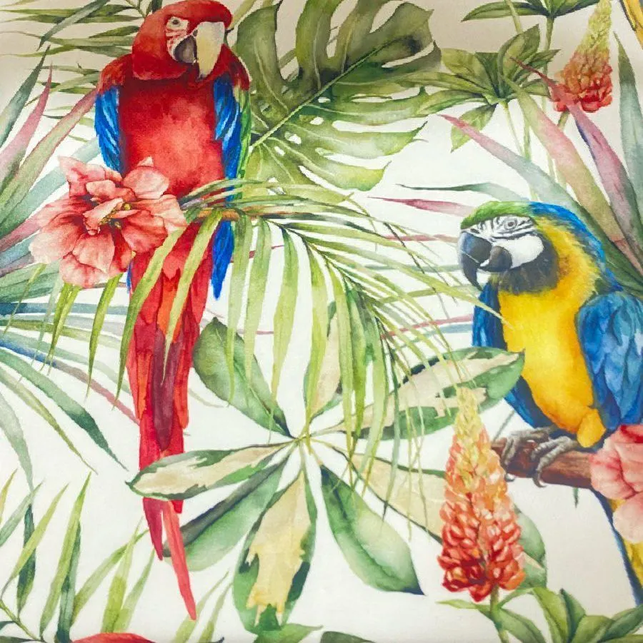 Наматрасник + подушки Микровелюр Бежевый + Джунгли 2