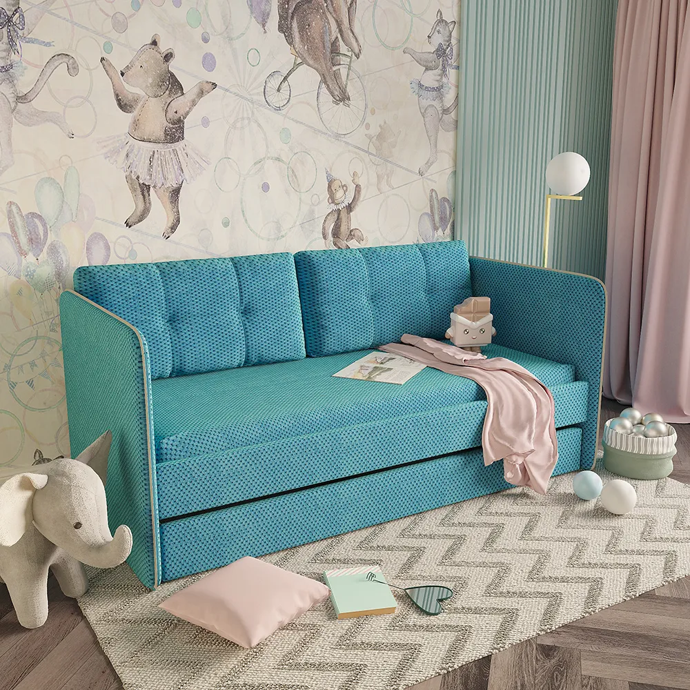 Комплект «Айрис» велюр CITUS голубой