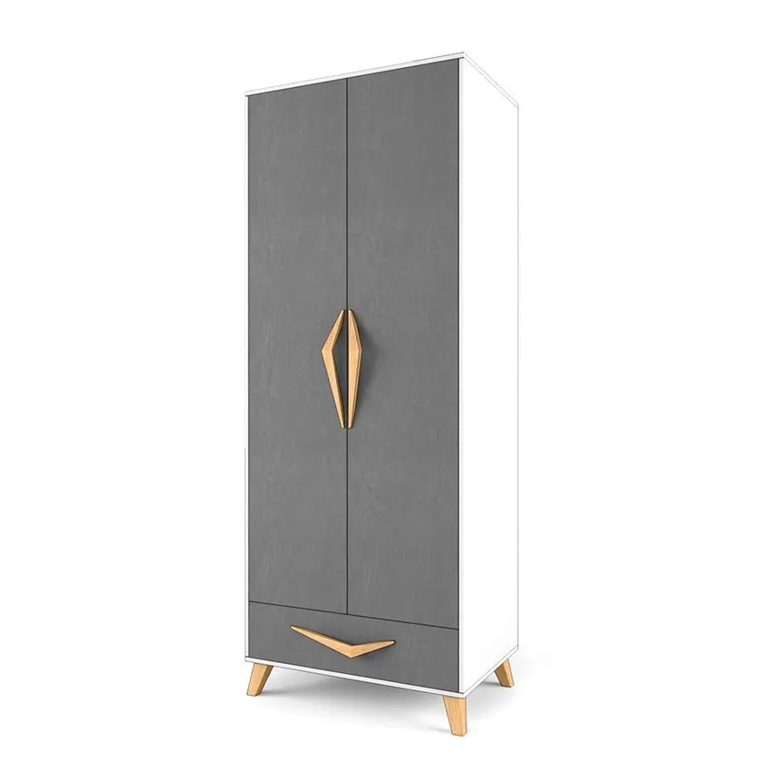 Шкаф 2+2 лайт Серый