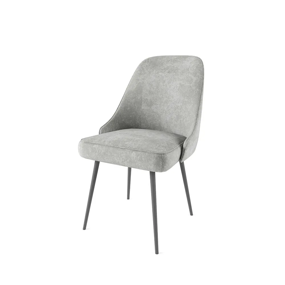 Стул «Афродита» Moon Серый / Серые ножки