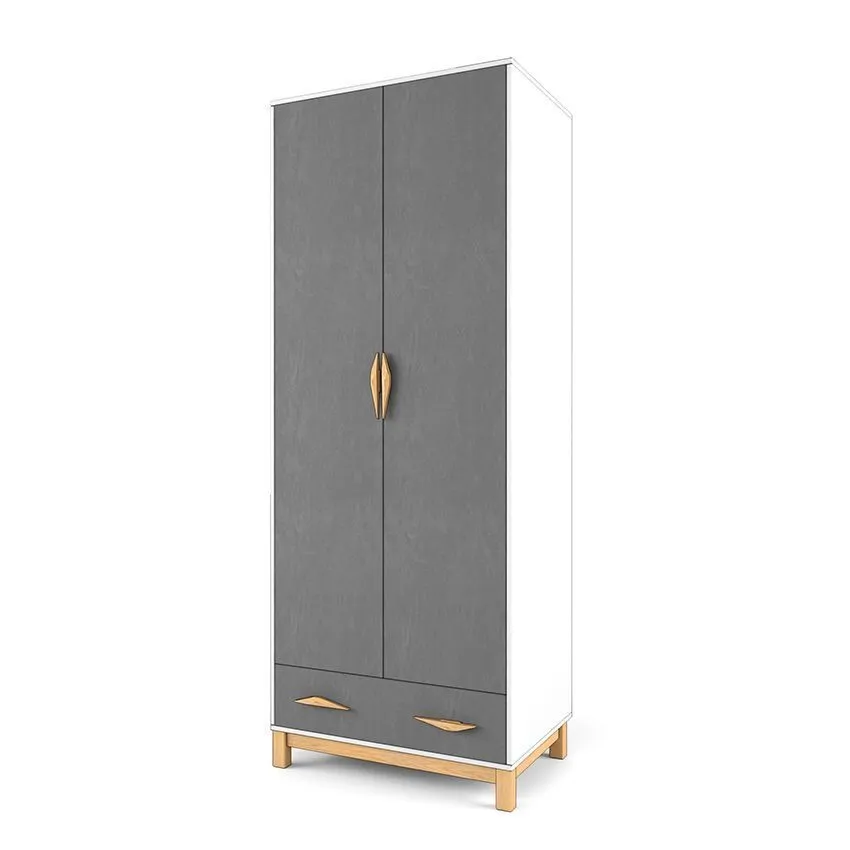 Шкаф 2+2 лайт Серый 1