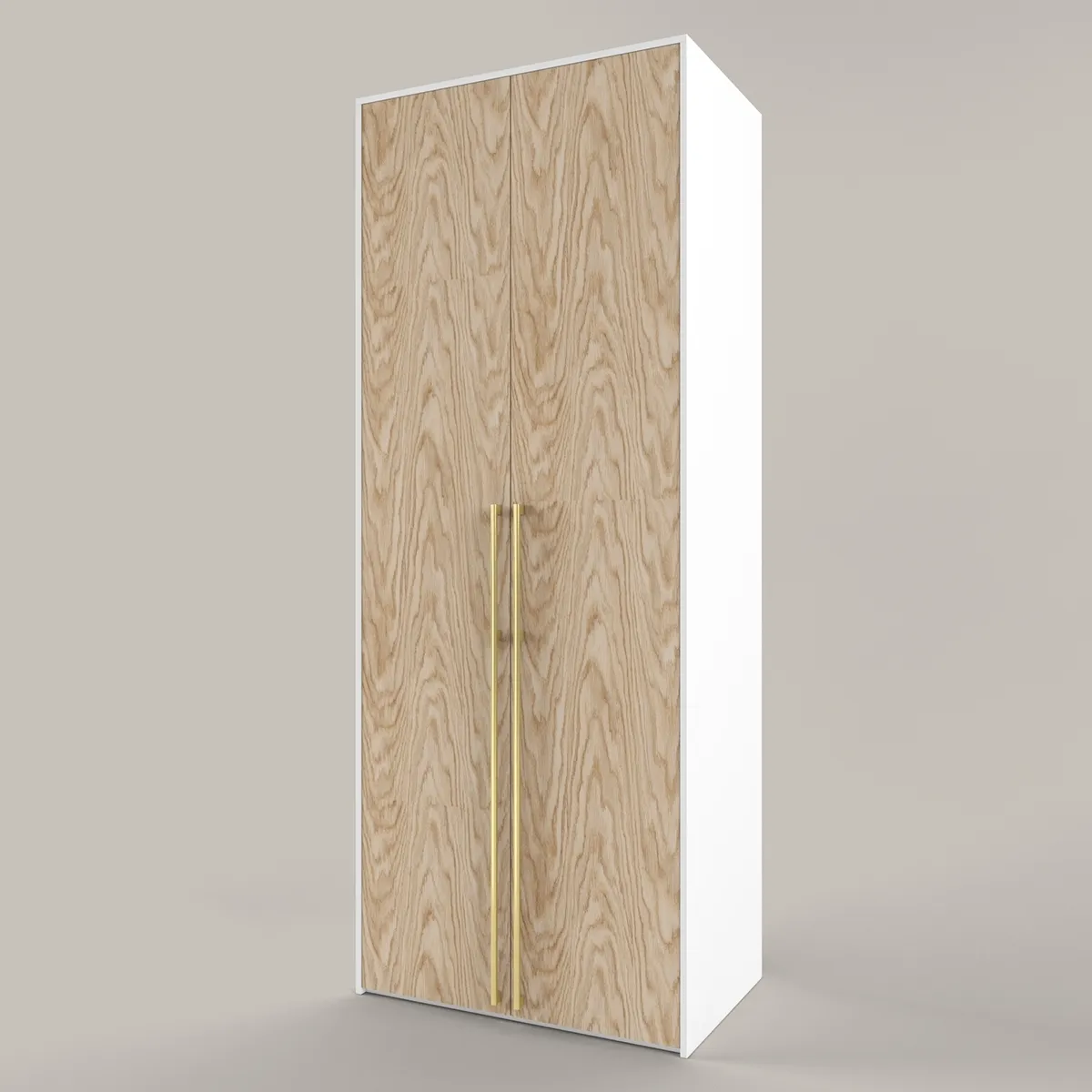 Шкаф Тури Белый Золото