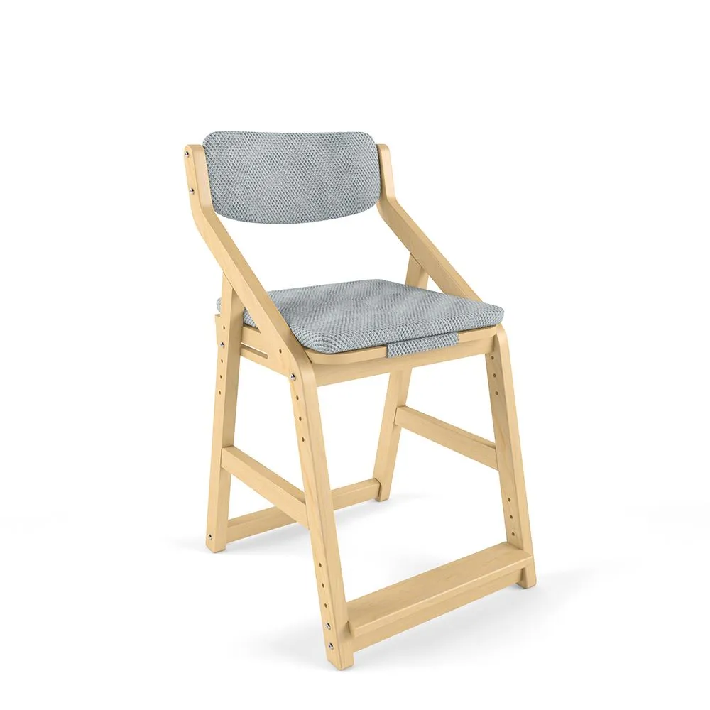 img-Чехол для стула Робин WOOD велюр серый 1