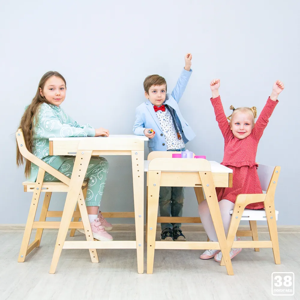 КОМБО набор №1 Растущий стол и стул для ребенка «Kids» 5