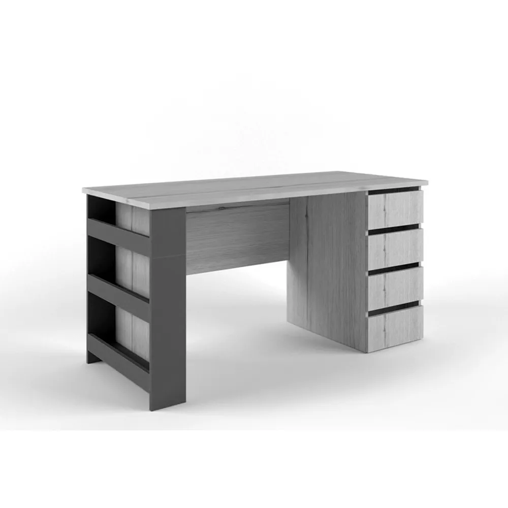 Стол с тумбой тумба справа