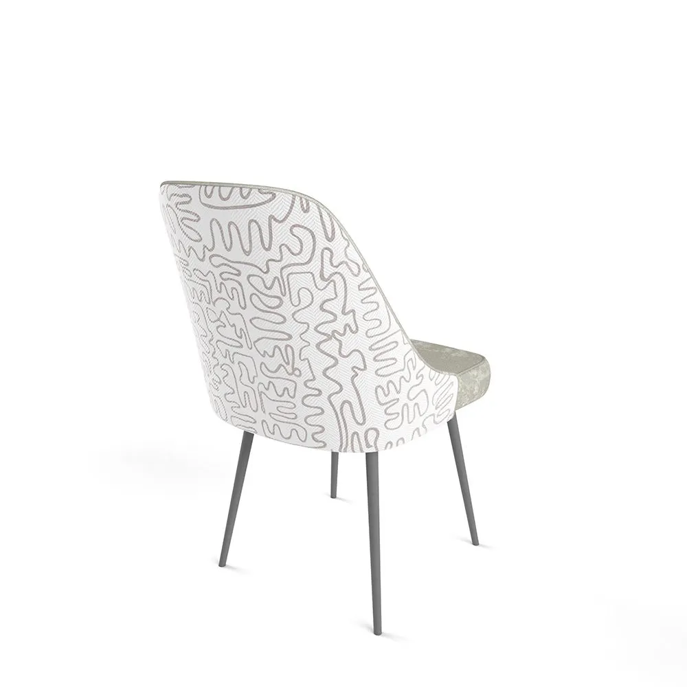 Стул «Афродита» Орегано + Инкас / Серые ножки