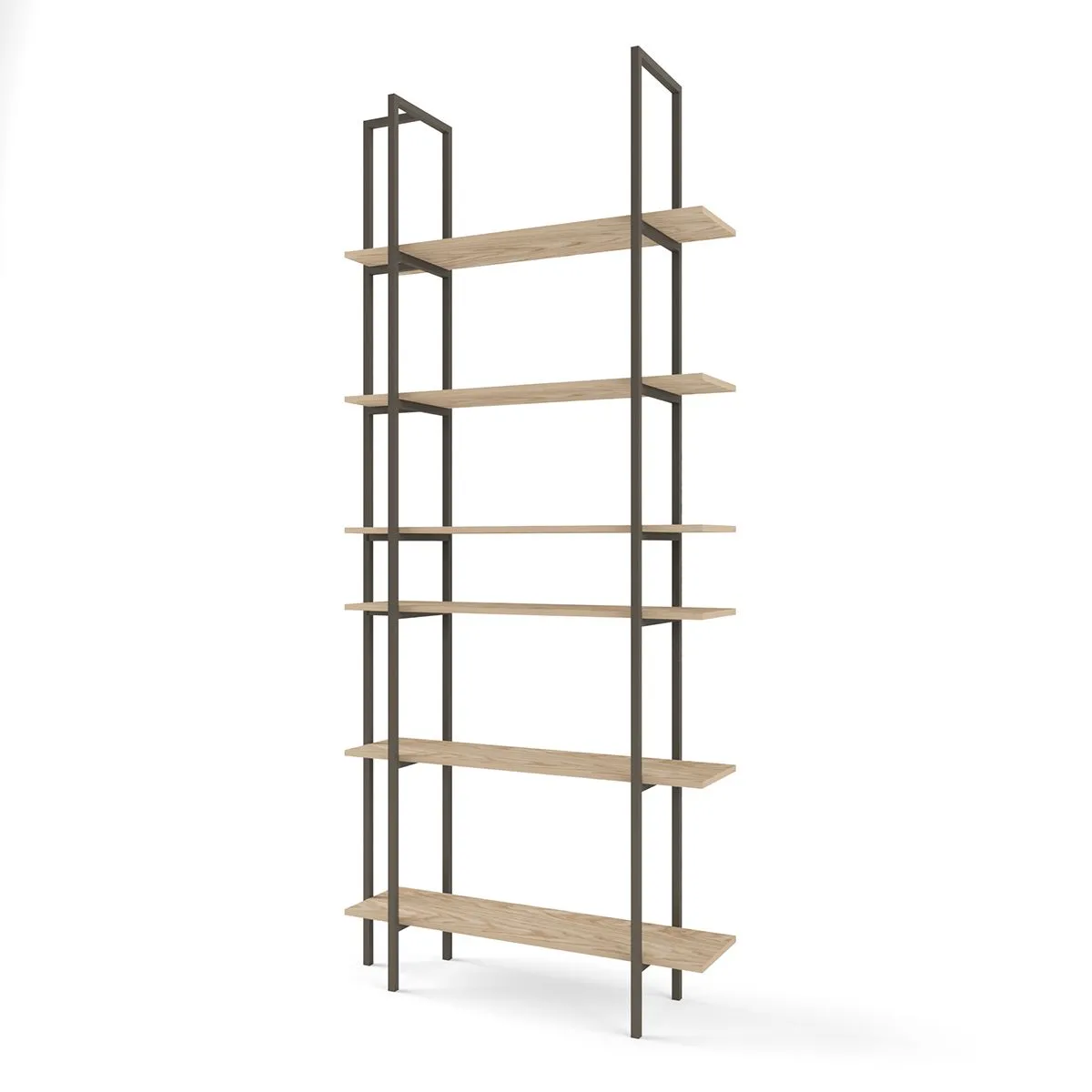 Стеллаж перегородка Тури Графит 1