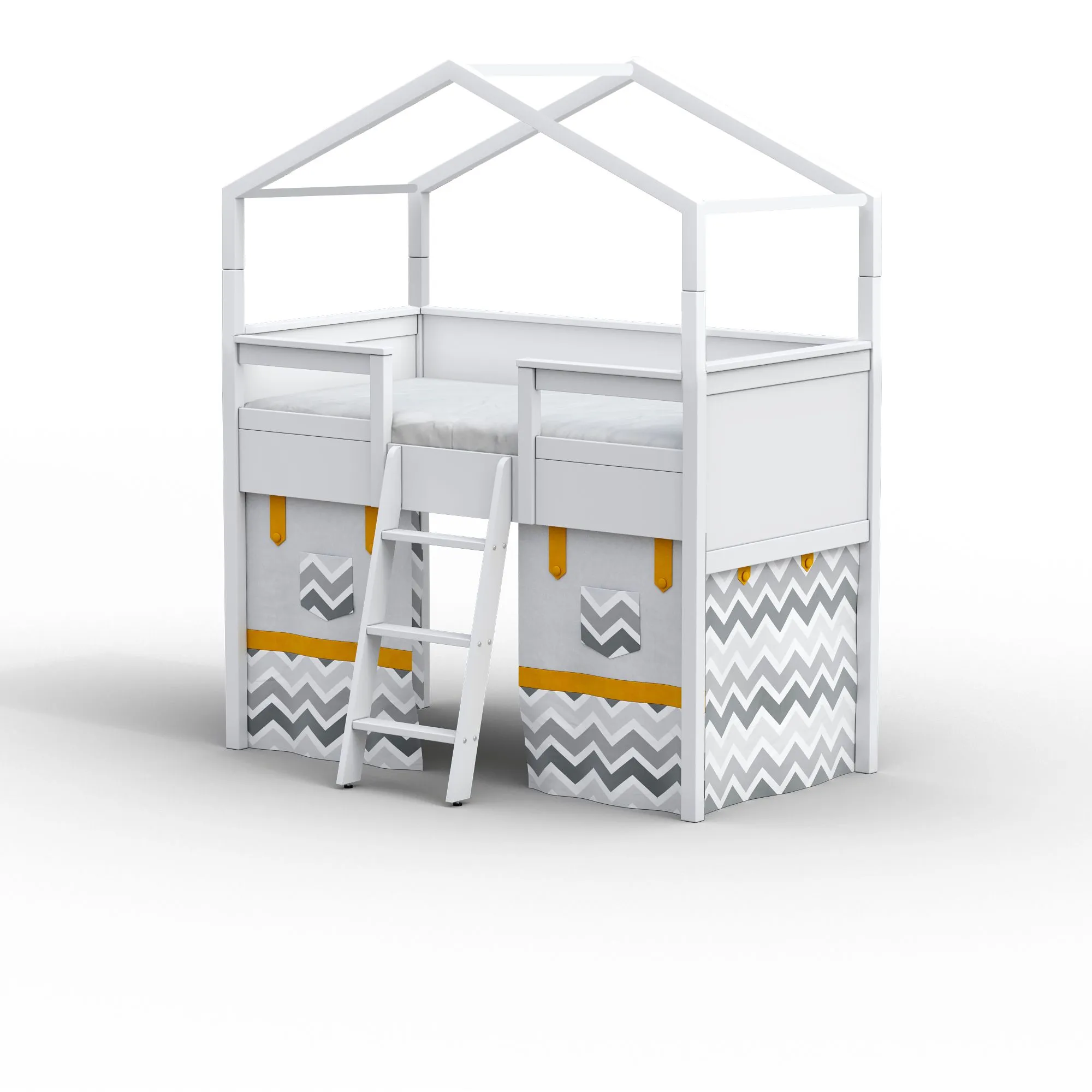 Комплект текстиля «Литл Форест» №4 - зигзаг